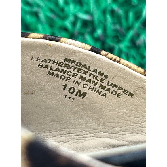 Marc Fisher Sandals Flats women's size10M Leopard Print ‎ Black Peep Toe Dalan 4 - Picture 7 of 8